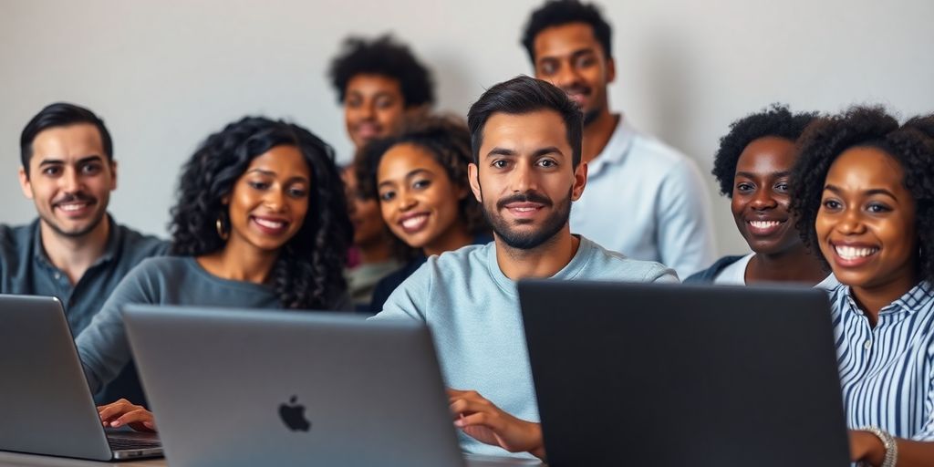 Actors participating in a video audition from home.